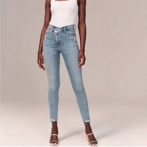 Abercrombie & Fitch crossover skinny Jeans